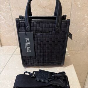 MZ Wallace Black Mini Box Tote